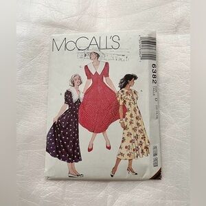 McCall's Laura Ashley Vintage 80s Dress Pattern